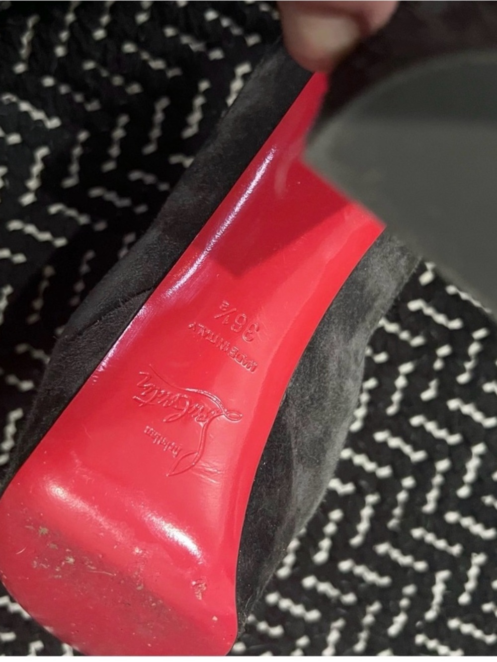 GrayChristian louboutin Button-Detail Suede Boots! Offers welcome 🤗 - Picture 10 of 10